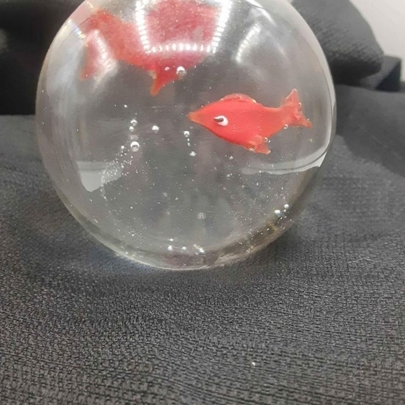 Antique Murano Fishbowl Paperweight - Picture 3 of 4